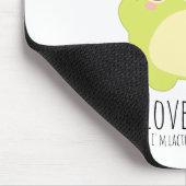 Niedlich I Liebe Leckereien Frosch Mousepad (Ecke)