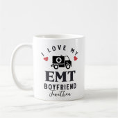 Niedlich I Liebe Mein EMT-Freund Kaffeetasse (Links)
