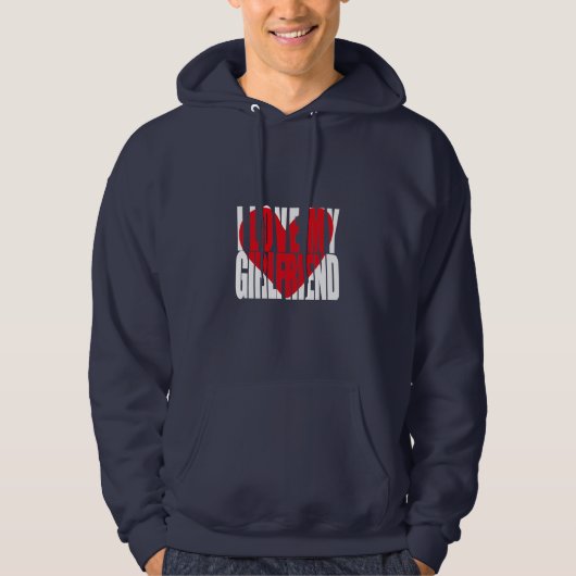 Niedlich I Liebe Meine Freundin Hoodie (Vorderseite)