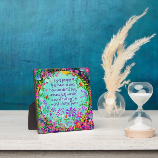 Niedlich I Liebe Menschen Inspiration Hübsch Spaß Fotoplatte (InSitu)