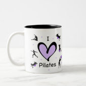 Niedlich I Liebe Pilates Zweifarbige Tasse (Links)
