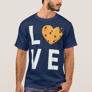 Niedlich I Liebe Schokolade Chip Cookies T-Shirt