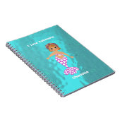 Niedlich I Liebe SchwimmMeerjungfrau Notizblock (Rechte Seite)