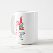 Niedlich I Liebe Sie spielen eine Rolle, was Valen Kaffeetasse (Vorderseite Links)