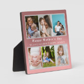 Niedlich I LIEBE YOU MAMA Happy Mother Day Foto Co Fotoplatte (Vorderseite)