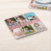 Niedlich I LIEBE YOU MAMA Happy Mother Day Foto Co Untersetzer (angewinkelt)