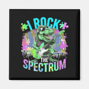 Niedlich I Rock the Spectrum Autism Vater Peace Li Magnet