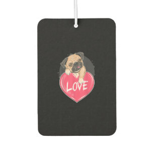 Niedlich I Steal Hearts Mops Valentine Day Gift Autolufterfrischer