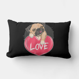 Niedlich I Steal Hearts Mops   Valentine Day Gift Lendenkissen