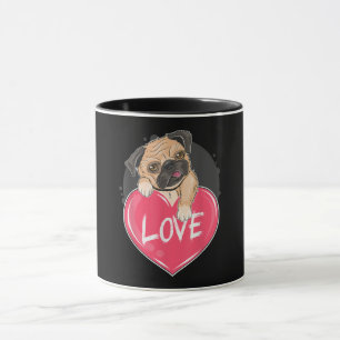 Niedlich I Steal Hearts Mops Valentine Day Gift Tasse