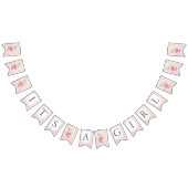 Niedlich, ich bin ein Mädchenfarb-Herzkaktus Wimpelkette (Alle)