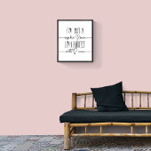 Niedlich, ich bin Purfact Cat Mama Niedlich Cat Lo Poster