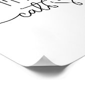 Niedlich, ich bin Purfact Cat Mama Niedlich Cat Lo Poster (Ecke)