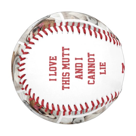 Niedlich ICH LIEBE DIESEN MUTTER | Personalisierte Baseball (Vorderseite Links)