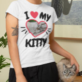Niedlich Ich Liebe mein Kitty T-Shirt