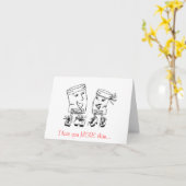 NIEDLICH! Ich Lieben dir mehr Karten (Gelbe Blume)