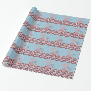 Niedlich Ich walke Liebe Sie! Design Geschenkpapier