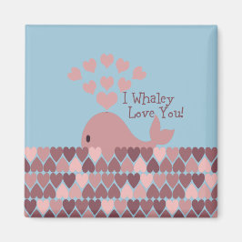 Niedlich Ich walke Liebe Sie! Design Magnet