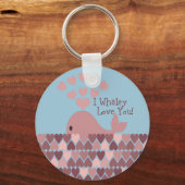 Niedlich Ich walke Liebe Sie! Design Schlüsselanhänger (Vorderseite)