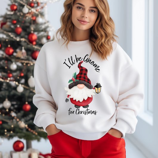 Niedlich "Ich werde zu Weihnachten kommen" Urlaub Sweatshirt
