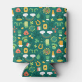 Niedlich Icon-Muster Dosenkühler (Rückseite)