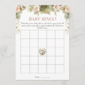 Niedlich Igel Baby Shower Bingo Einladung (Vorderseite)