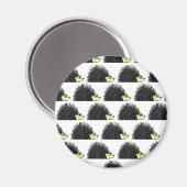 Niedlich Igel Cartoon Muster Magnet (Vorderseite/Rückseite)
