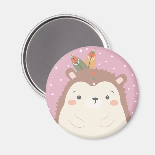 Niedlich Igel Magnet (Vorderseite/Rückseite)