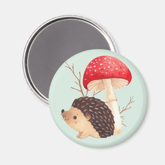 Niedlich Igel Magnet (Vorderseite/Rückseite)