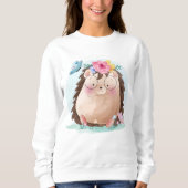 Niedlich Igel Sweatshirt (Vorderseite)