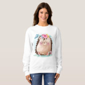 Niedlich Igel Sweatshirt (Vorne ganz)