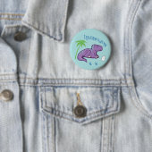 Niedlich Iguanodon Button (Beispiel)