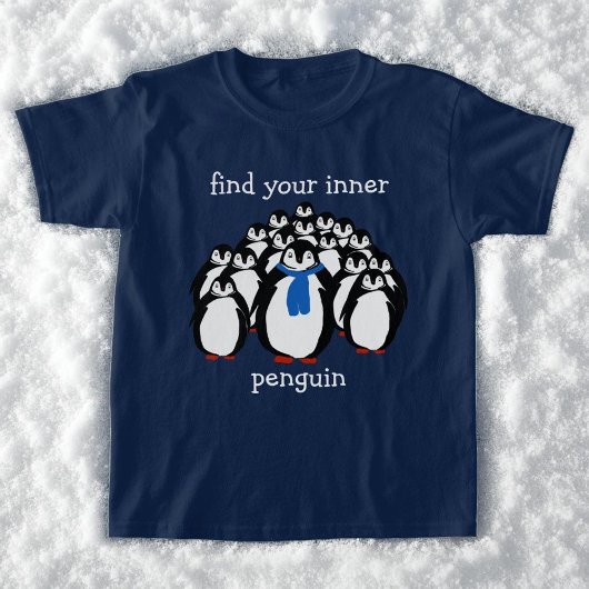 Niedlich Ihren inneren Pinguin finden T-Shirt