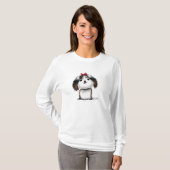 Niedlich Illustriert Shih Tzu Puppy T-Shirt (Vorne ganz)