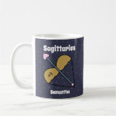 Niedlich Illustriertes Sagittarius Zodiac Personal Kaffeetasse (Links)