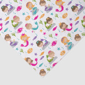 Niedlich im Rahmen des Meerestiefen-Papiers Seidenpapier (Ausschnitt)