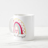 Niedlich Inspirierend Bejahung Kaffeetasse (Vorderseite Links)