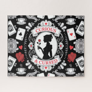 Niedlich inspiriert von der dunklen Alice im Wunde Puzzle