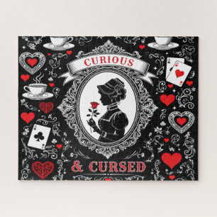 Niedlich inspiriert von der dunklen Alice im Wunde Puzzle