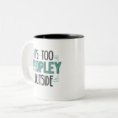 Niedlich Introvert Grandson Birthday Gag Zweifarbige Tasse (Vorderseite Links)