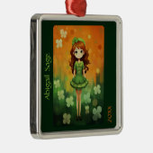 Niedlich Irish Dancer Christmas Irish Step Dance Ornament Aus Metall (Rechts)