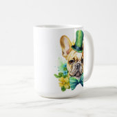 NIEDLICH IRISH DRESSEED FRANZÖSISCH BULLDOG DOG KAFFEETASSE (VorderseiteRechts)