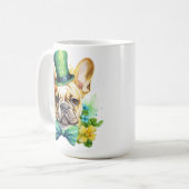 NIEDLICH IRISH DRESSEED FRANZÖSISCH BULLDOG DOG KAFFEETASSE (Vorderseite Links)