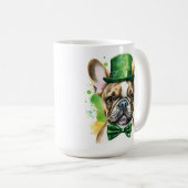 NIEDLICH IRISH DRESSEED FRANZÖSISCH BULLDOG DOG KAFFEETASSE (VorderseiteRechts)