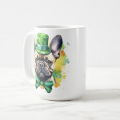 NIEDLICH IRISH DRESSEED FRANZÖSISCH BULLDOG DOG KAFFEETASSE (Vorderseite Links)
