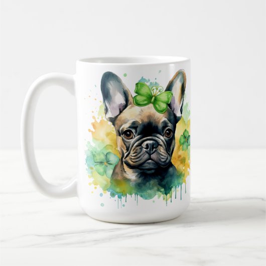 NIEDLICH IRISH DRESSEED FRANZÖSISCH BULLDOG DOG KAFFEETASSE (Links)