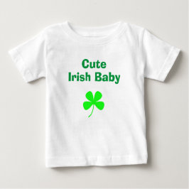 Niedlich Irish Green Kleeblatt St Patricks Day Baby T-shirt