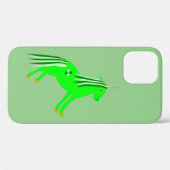 Niedlich Irish Green und Gold Unicorn Case-Mate iPhone Hülle (Rückseite (Horizontal))