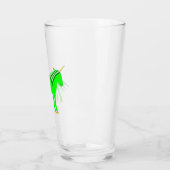Niedlich Irish Green und Gold Unicorn Glas (Links)