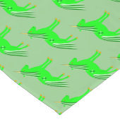 Niedlich Irish Green und Gold Unicorn Kurzer Tischläufer (Ecke)